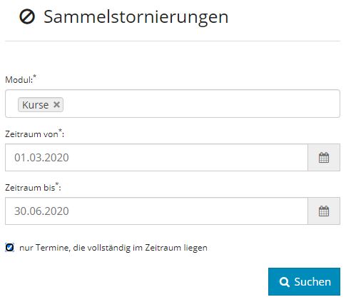 Sammelstornierung, Schritt 1