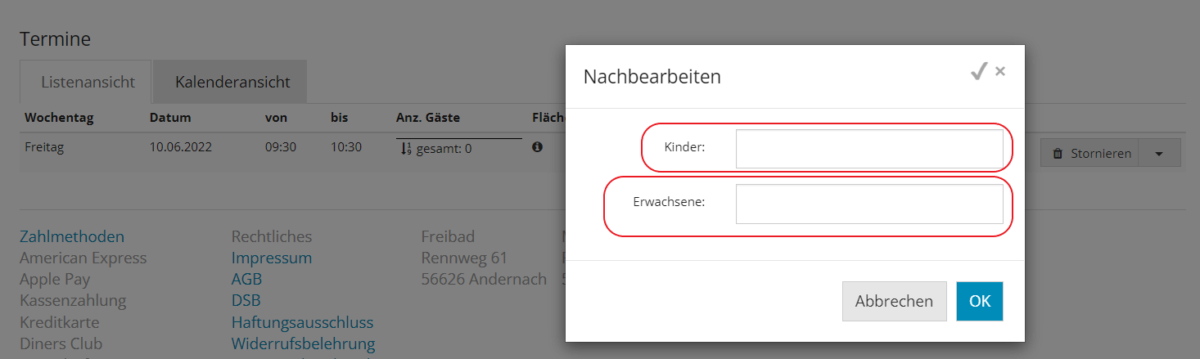 Pro-Kopf-Abrechnung