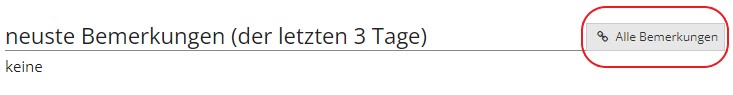 Liste aller Bemerkungen
