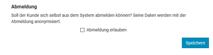 Account-Löschen durch Kunden erlauben